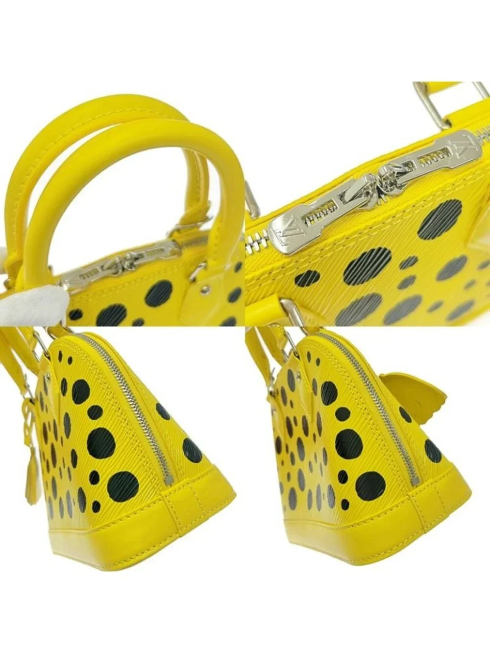 Louis Vuitton Epi Alma BB Yayoi Kusama Jone Noir